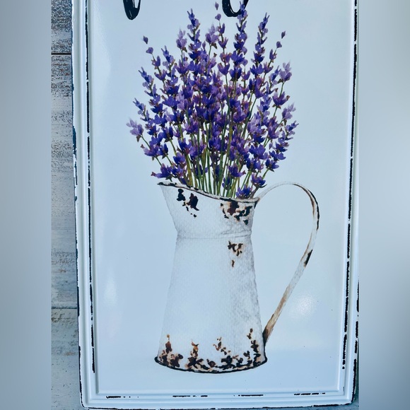 Have Faith Lavender Metal Sign - Picture 3 of 12